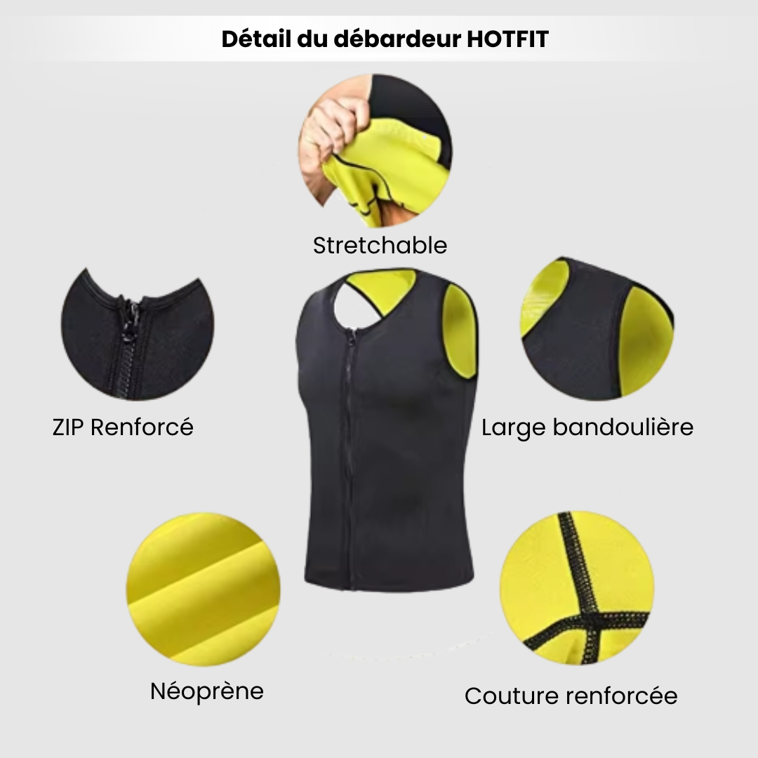 Débardeur Sudation - Effet sauna - Transforme-toi Affine-toi Vite ! – Avec HOTFIT